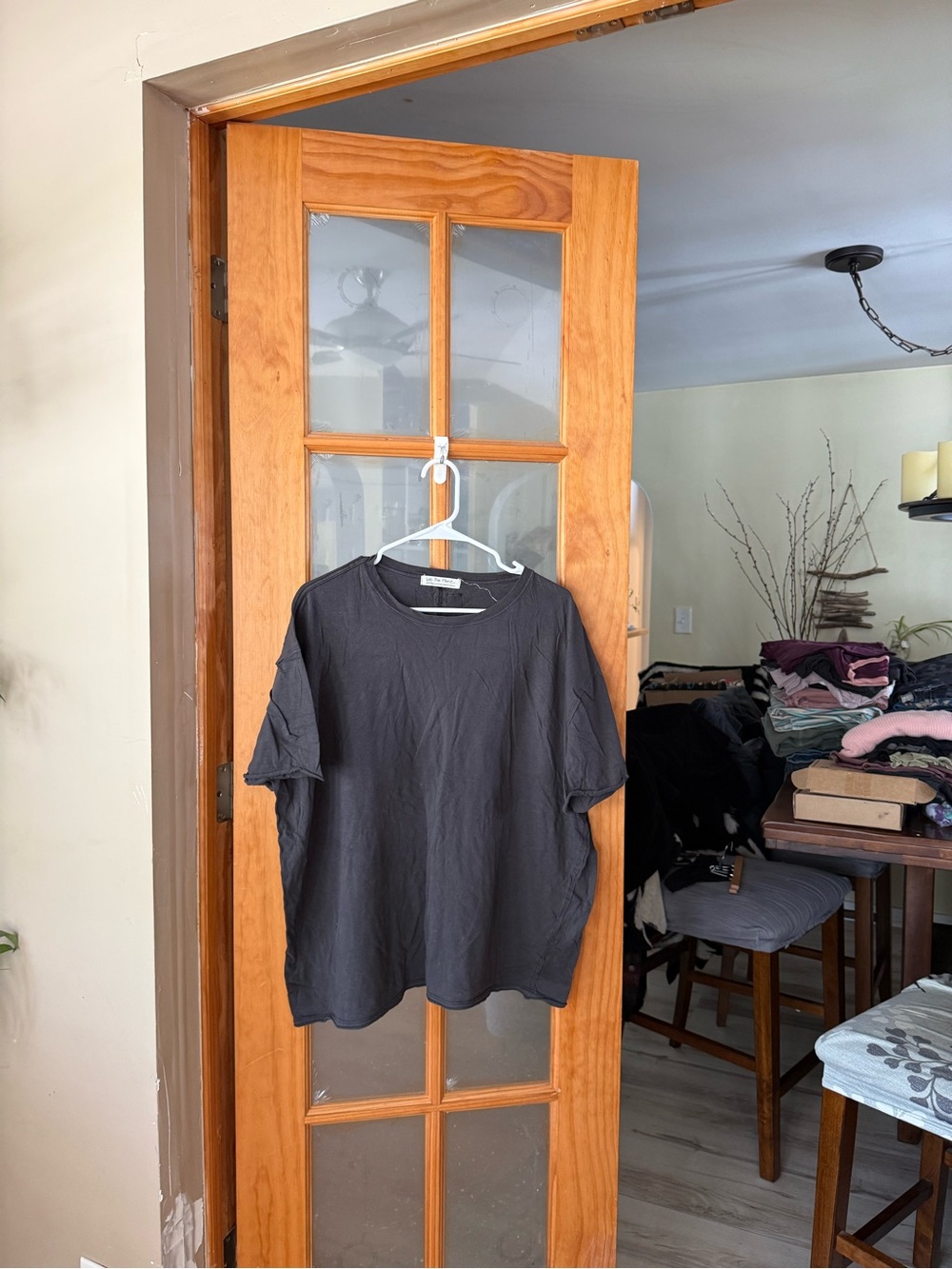 We The Free Black Short-Sleeve Crewneck Tee